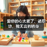 爱你的心太累了，请原谅，我无言的转身(图1)