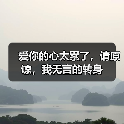 爱你的心太累了，请原谅，我无言的转身(图3)