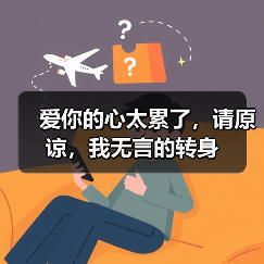 爱你的心太累了，请原谅，我无言的转身(图4)