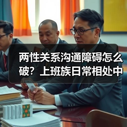 两性关系沟通障碍怎么破？上班族日常相处中的3个实用方法 - 智穹界佳偶婚恋网